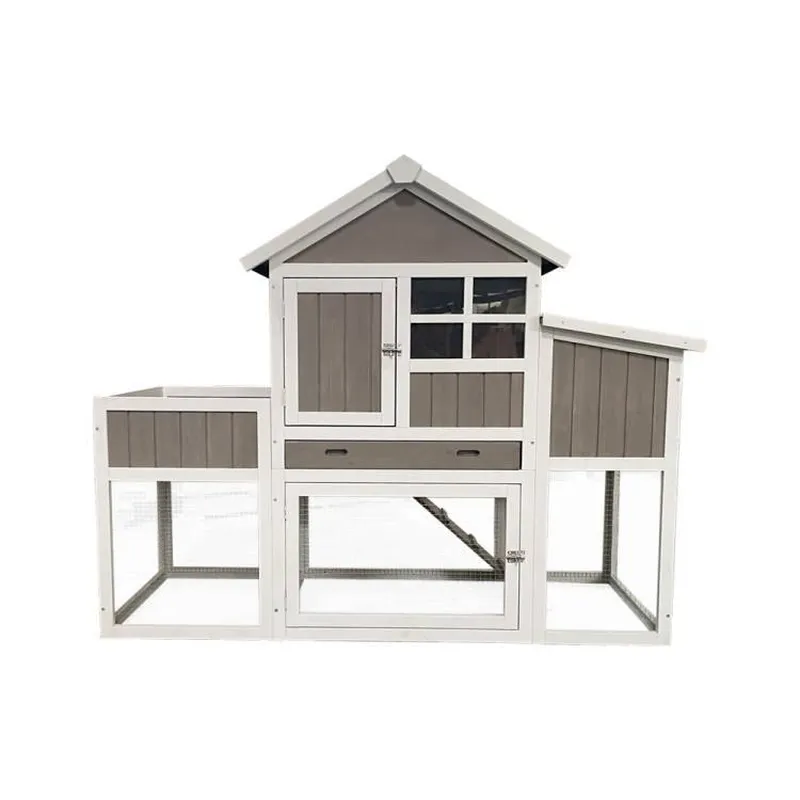 Farming & Agriculture Word Stacks - Large Outdoor Chicken Coop Weatherproof Wooden