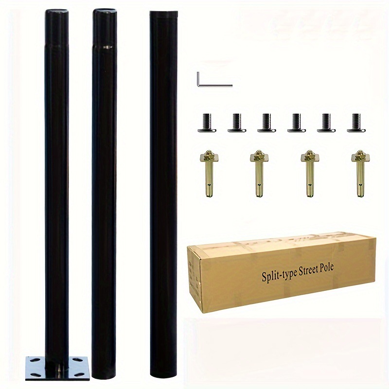 Farming For Agriculture - 3m Solar Outdoor Split Lamp Pole