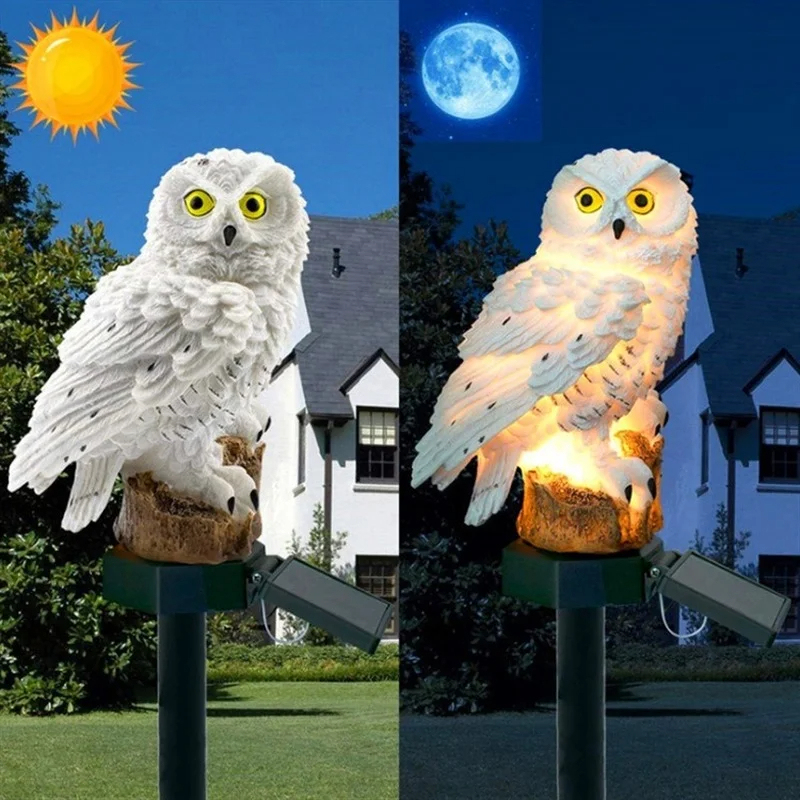 Solar Owl Statue Garden Light  - огляд і ціна Farming For Agriculture